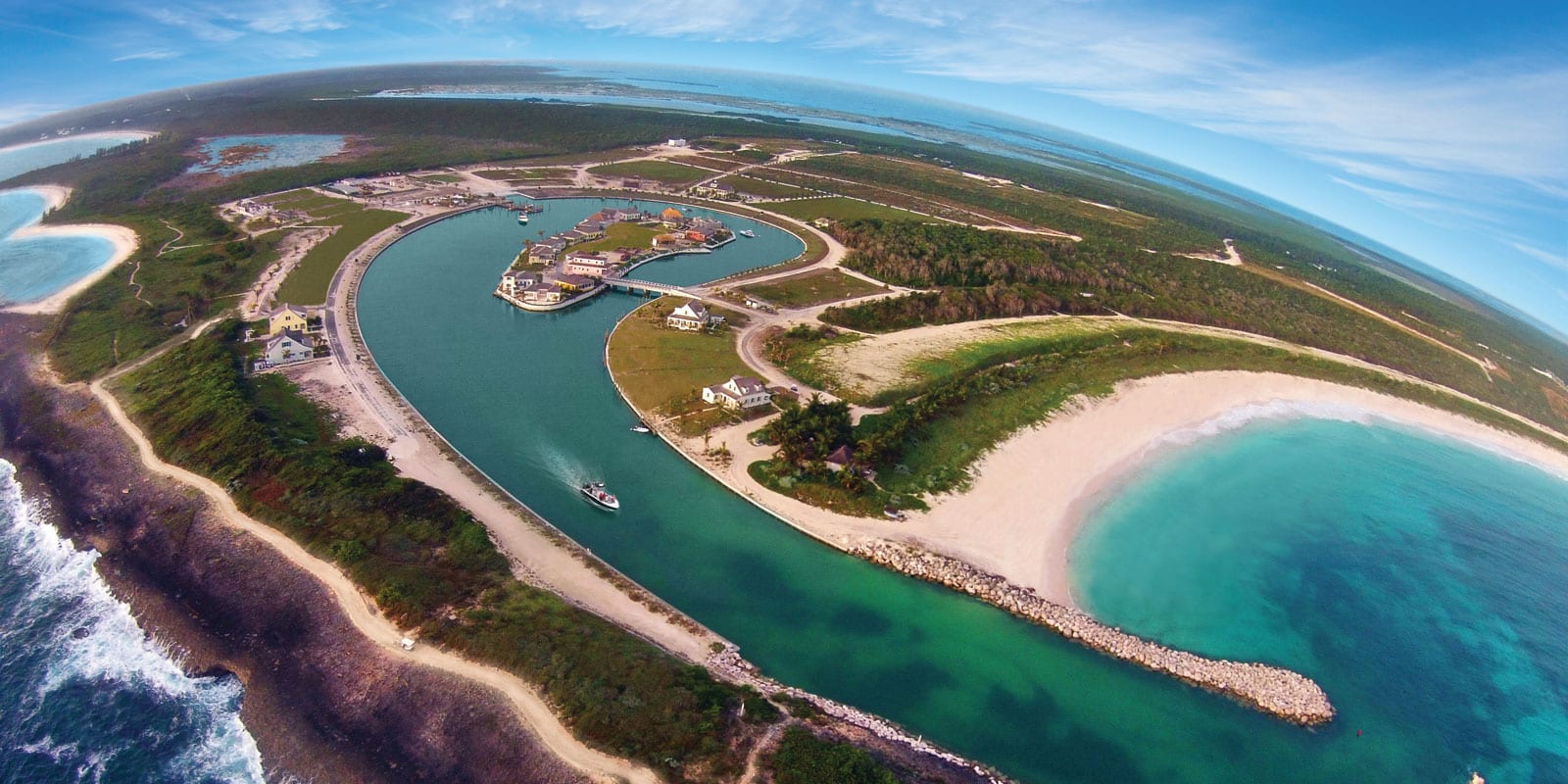 Schooner Bay aerial