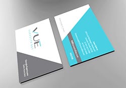 The Vue business cards