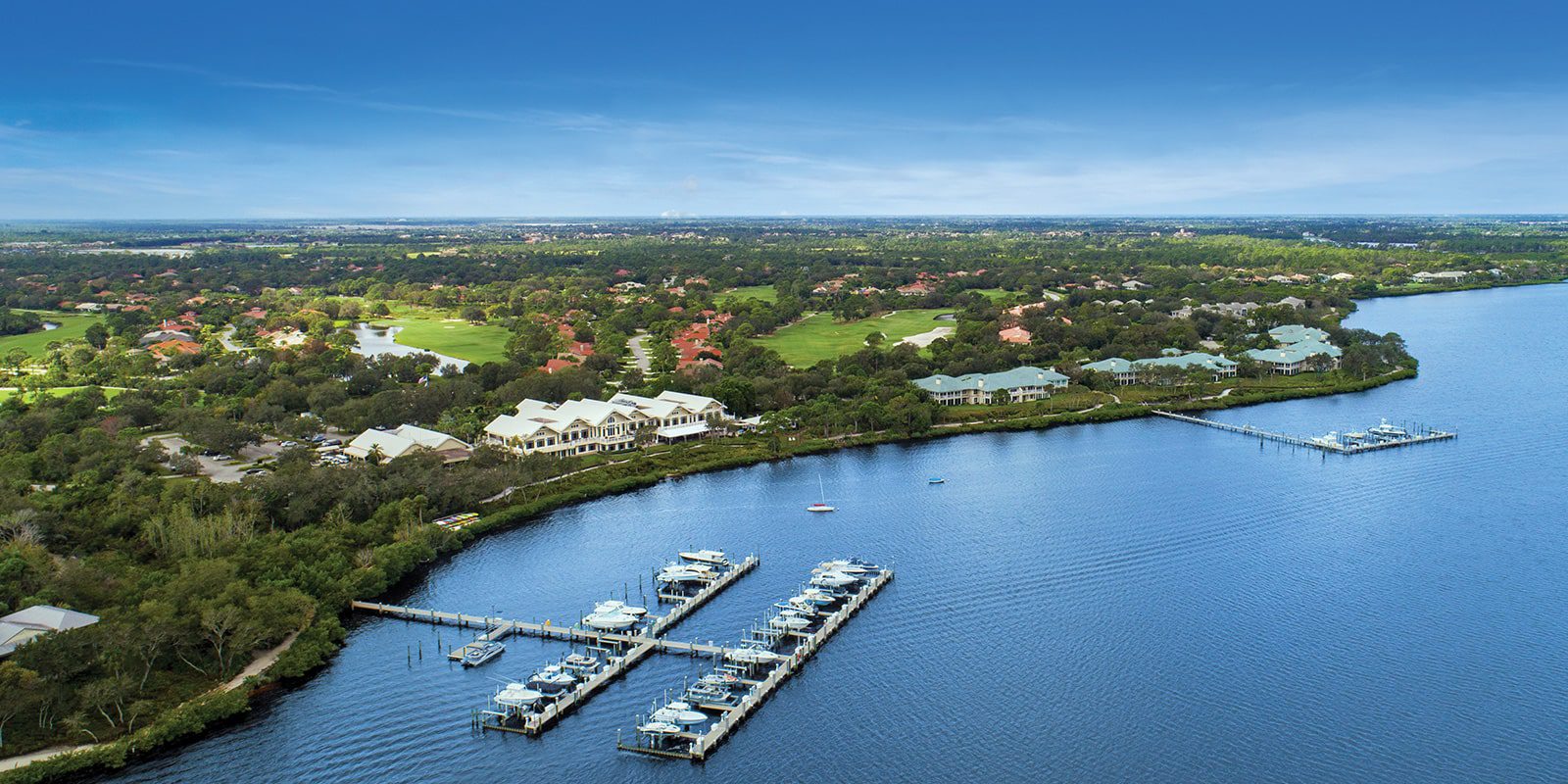 aerial of harbour ridge dock