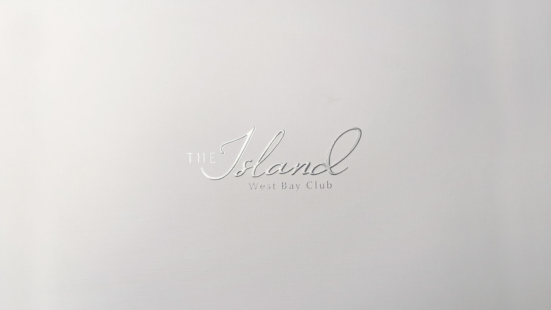 The Island at West Bay Branding Design