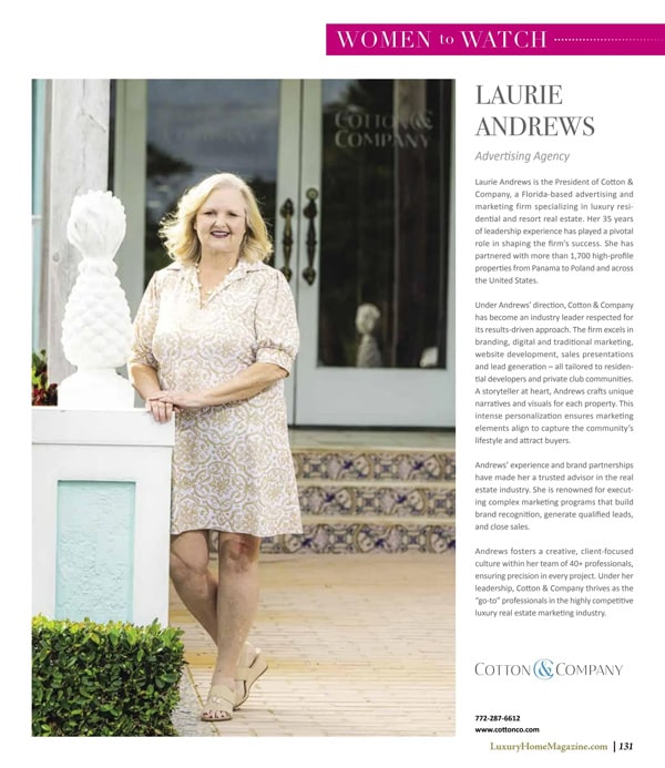 Women to watch Laurie Andrews