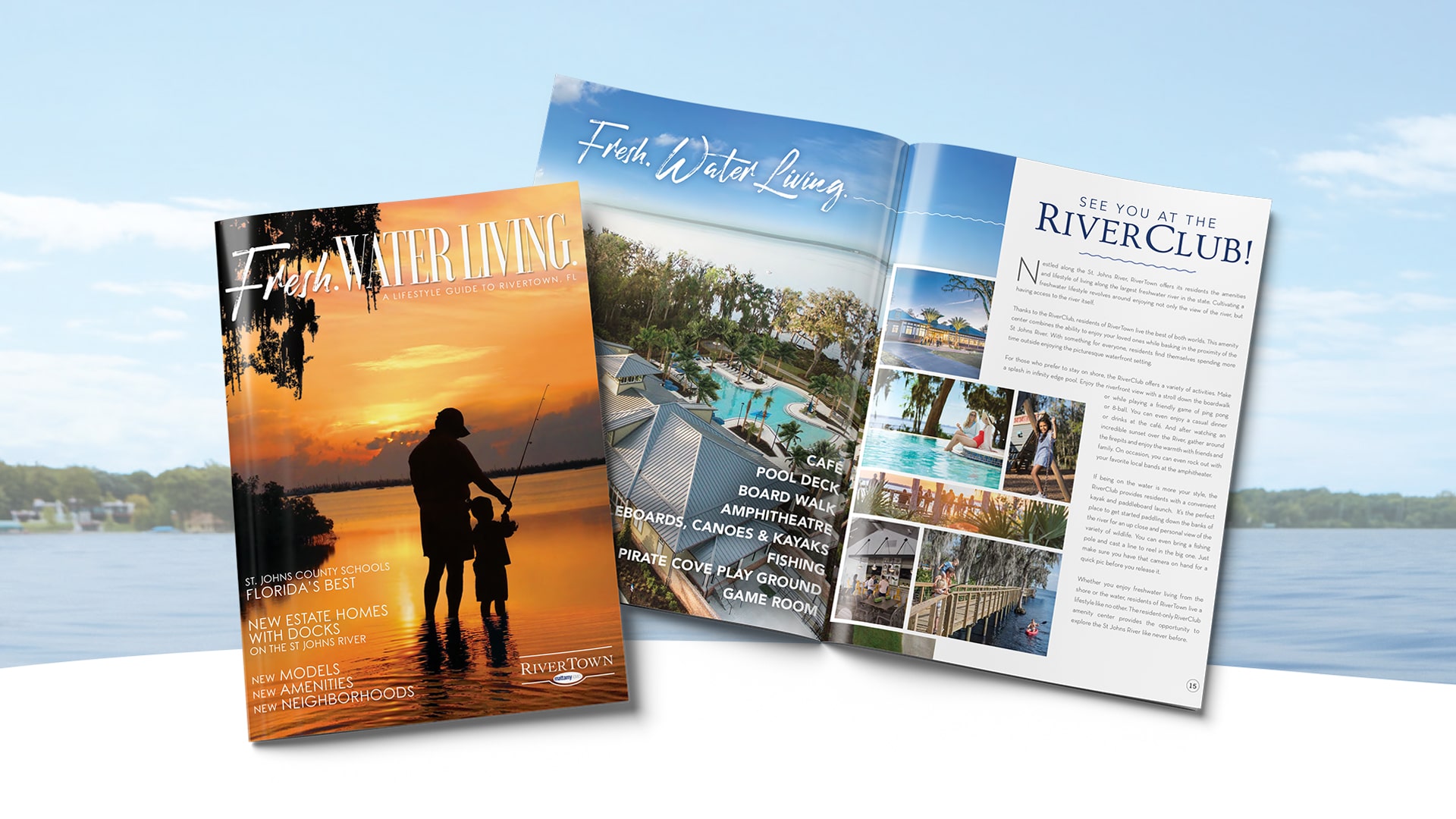 RiverTown Florida Print Design