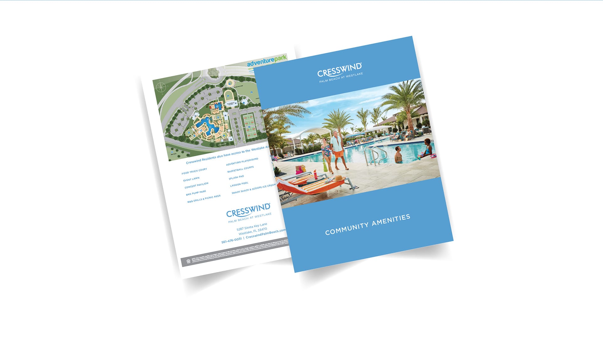 Cresswind Palm Beach Print Design