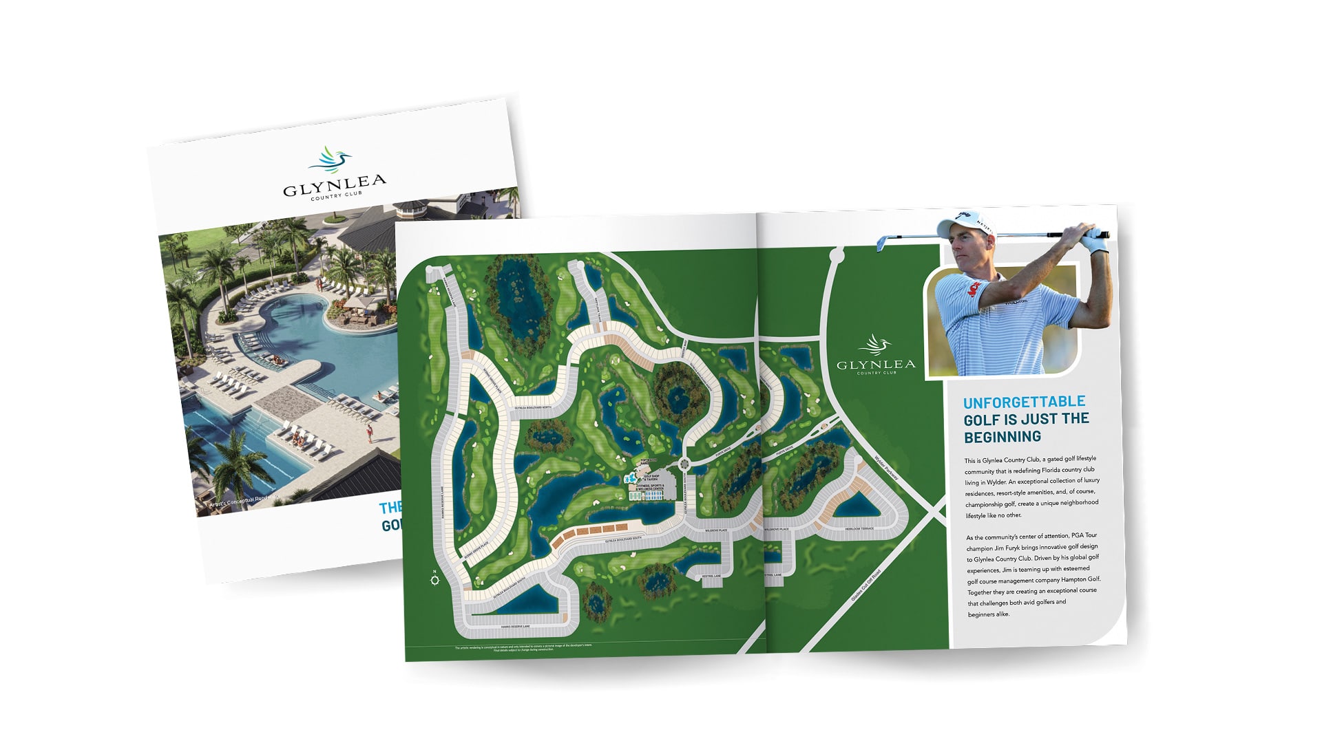 Glynlea Country Club Print Design
