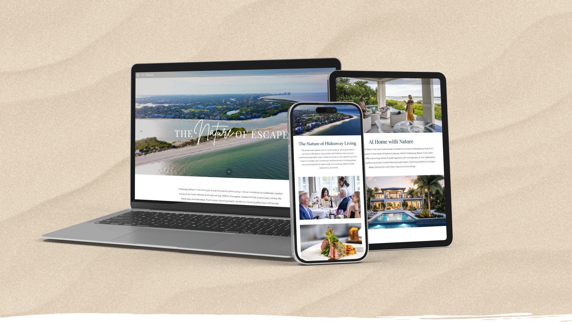 Hideaway Beach Club Digital Design