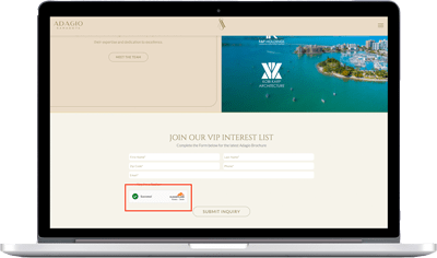 Form on Website with BOT protection