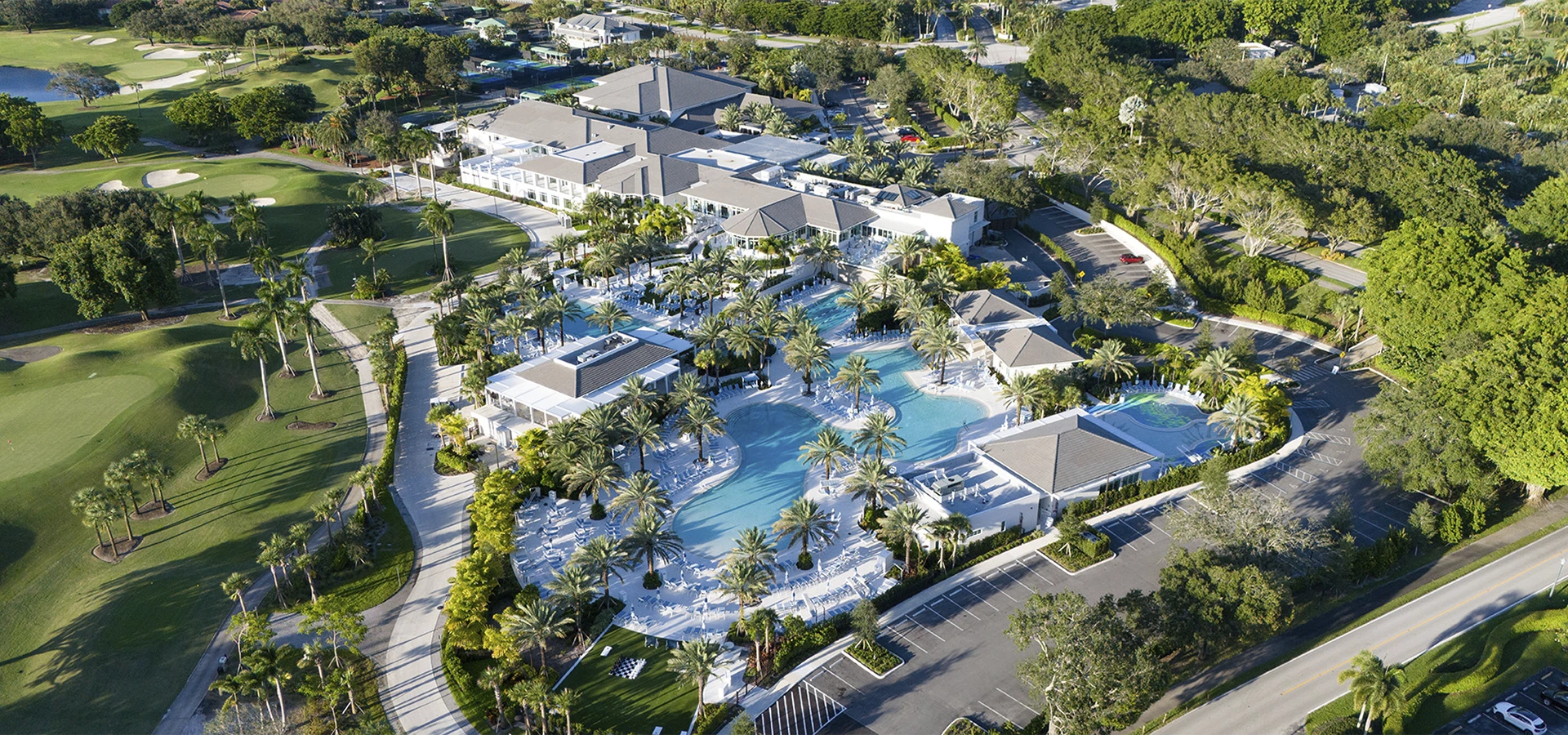 aerial of the Boca West Private Club