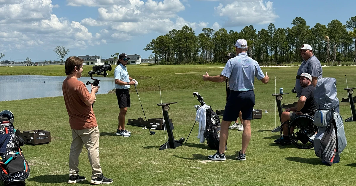 Andrew Visual Media and Cotton and Company interview Jim Furyk on Glynlea Country CLub golf course