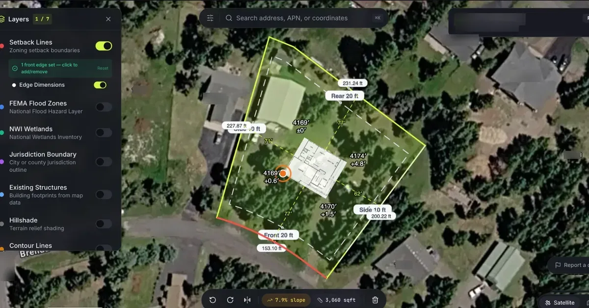 Sitefacts Site Sketch Placement