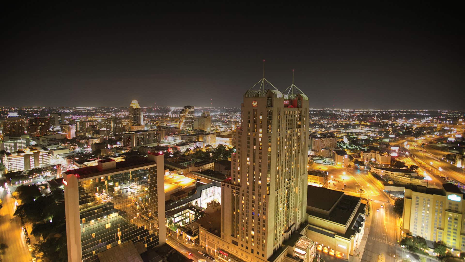 City view at night