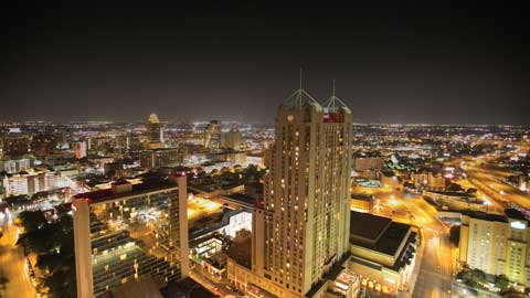 City scape at night